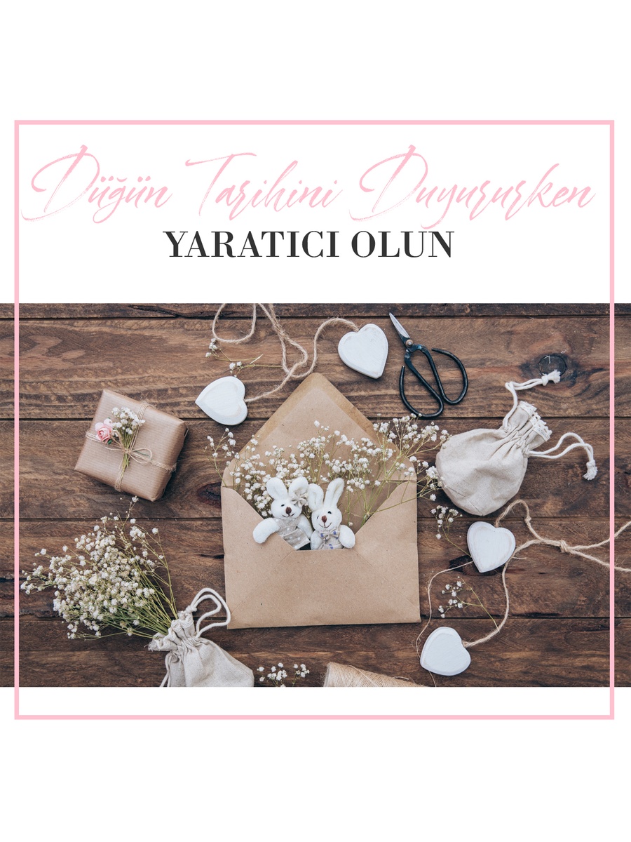 Düğün Tarihini Duyururken Yaratıcı Olun
